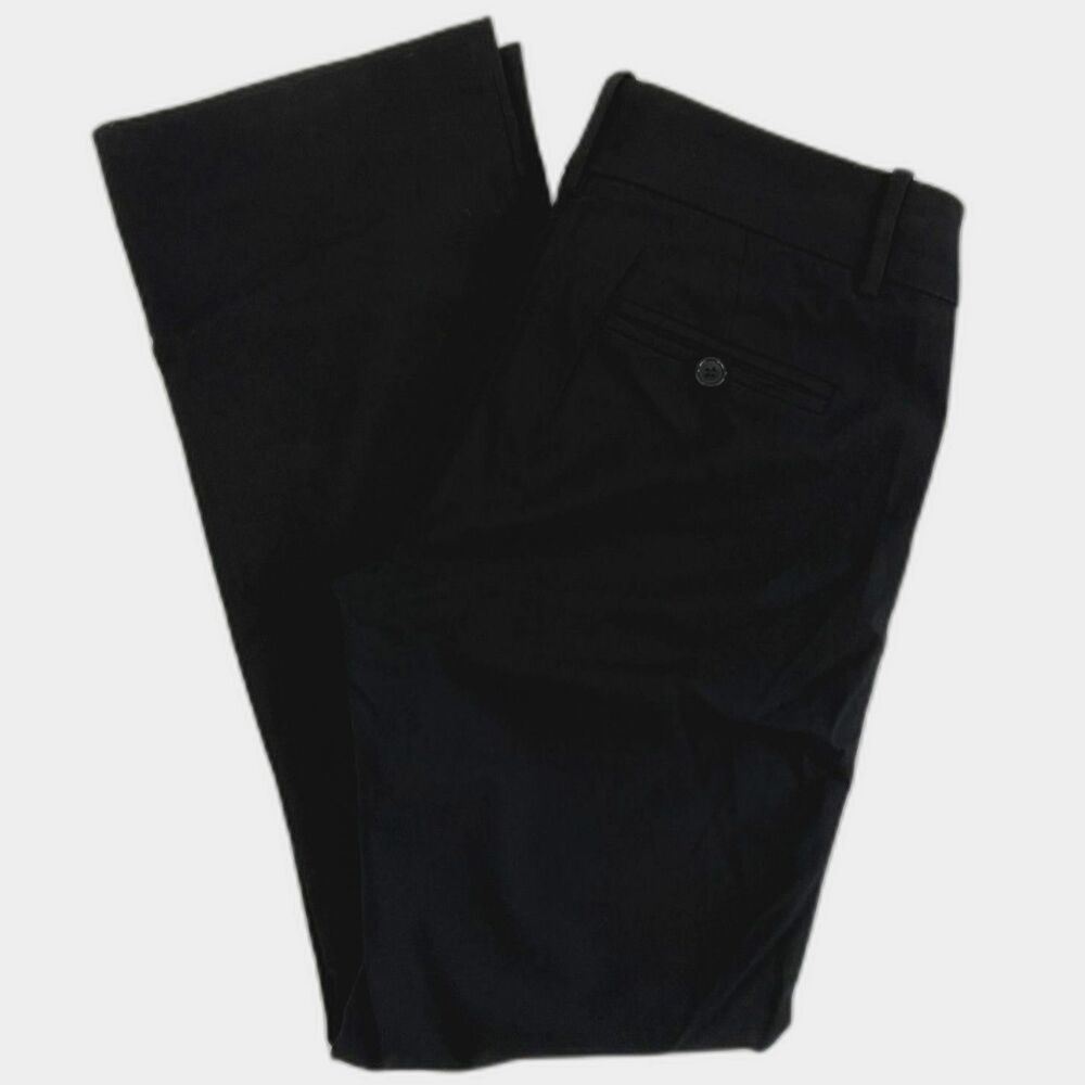 The Limited Women's Black Straight Leg Flare Dress Pants Stretch Trousers Size 2